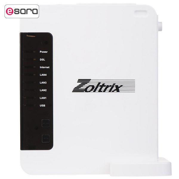 مودم روتر چهار پورت بی سیم زولتریکس زد دبلیو 555 Zoltrix ZW555-3G-300mbps-Wireless-ADSL2+Router